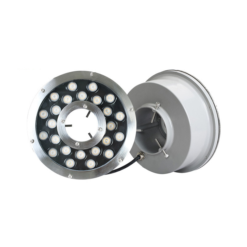 DC24V 24W 24LED RGB DMX vodní fontána s LED kruhovým světelným zdrojem DC24V 24W 24LED RGB DMX vodní fontána s LED kruhovým světelným zdrojem