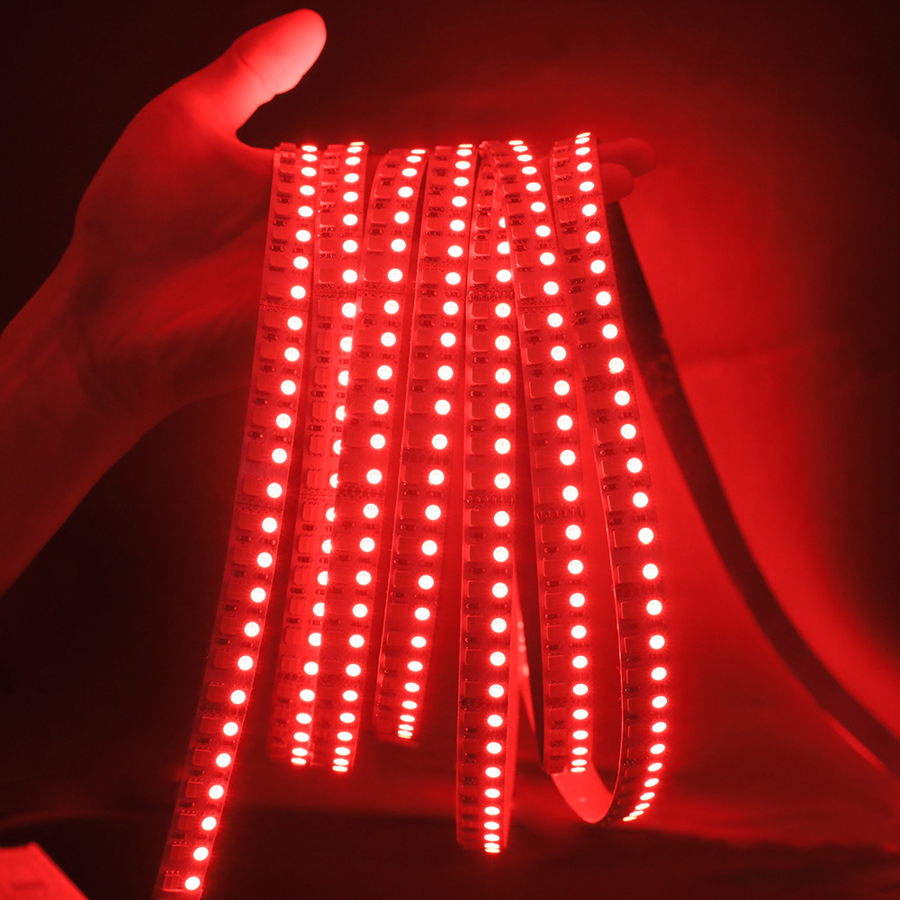 DC24V RGBCCT Farbwechselnder LED-Lichtstreifen mit hoher Dichte, 960 LEDs, 16.4 Fuß Länge DC24V RGBCCT Farbwechselnder LED-Lichtstreifen mit hoher Dichte, 960 LEDs, 16.4 Fuß Länge