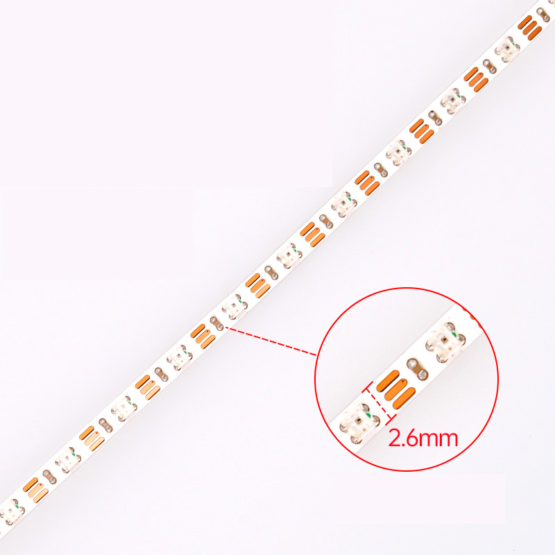 DC5V WS2812C Individuálně adresovatelné 2.6mm tenké LED světelné pásy pro auta 92LED DC5V WS2812C Individuálně adresovatelné 2.6mm tenké LED světelné pásy pro auta 92LED
