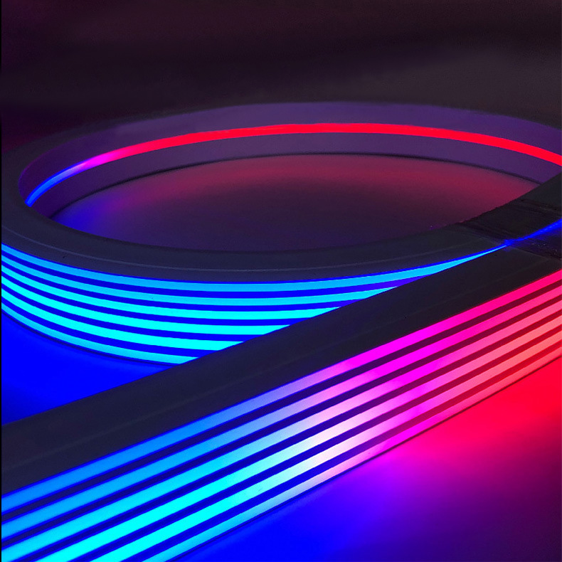 DC12/24V Vícenásobná změna barev a sledování Volitelné 30*20mm pruhy vodotěsné flexibilní silikonové neonové LED světlo DC12/24V Vícenásobná změna barev a sledování Volitelné 30*20mm pruhy vodotěsné flexibilní silikonové neonové LED světlo