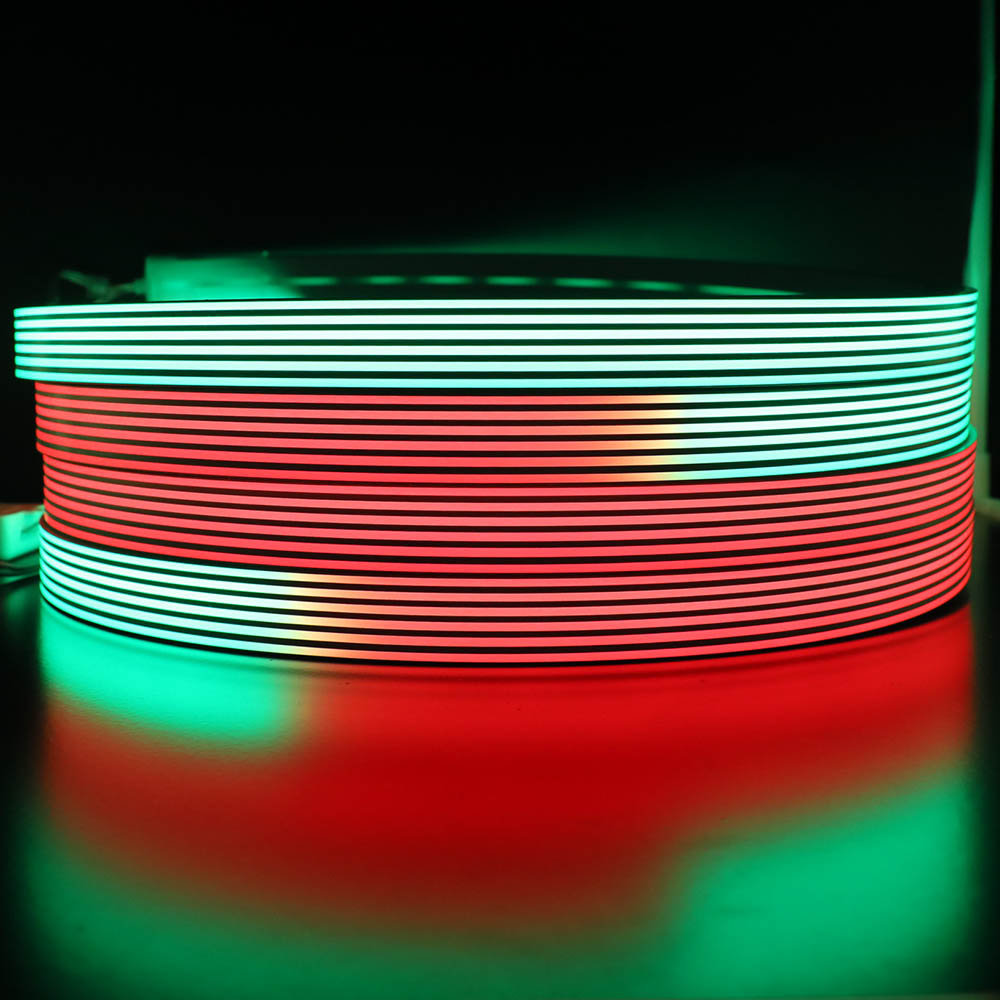 DC12/24V Vícenásobná změna barev a sledování Volitelné 30*20mm pruhy vodotěsné flexibilní silikonové neonové LED světlo DC12/24V Vícenásobná změna barev a sledování Volitelné 30*20mm pruhy vodotěsné flexibilní silikonové neonové LED světlo