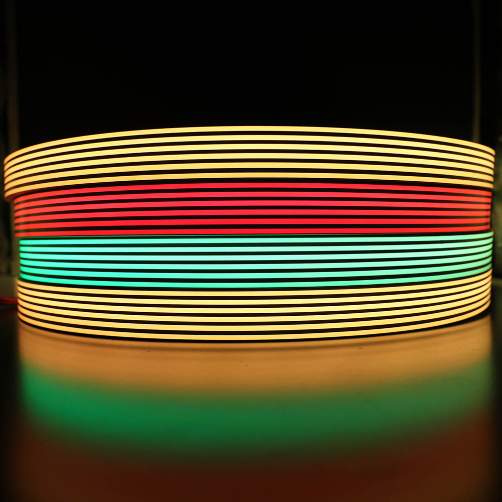 DC12/24V Vícenásobná změna barev a sledování Volitelné 30*20mm pruhy vodotěsné flexibilní silikonové neonové LED světlo DC12/24V Vícenásobná změna barev a sledování Volitelné 30*20mm pruhy vodotěsné flexibilní silikonové neonové LED světlo