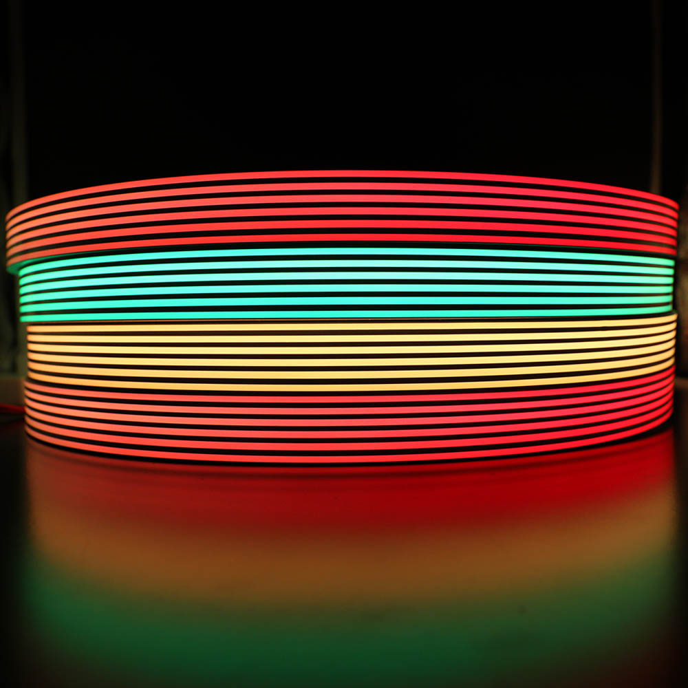 DC12/24V Vícenásobná změna barev a sledování Volitelné 30*20mm pruhy vodotěsné flexibilní silikonové neonové LED světlo DC12/24V Vícenásobná změna barev a sledování Volitelné 30*20mm pruhy vodotěsné flexibilní silikonové neonové LED světlo