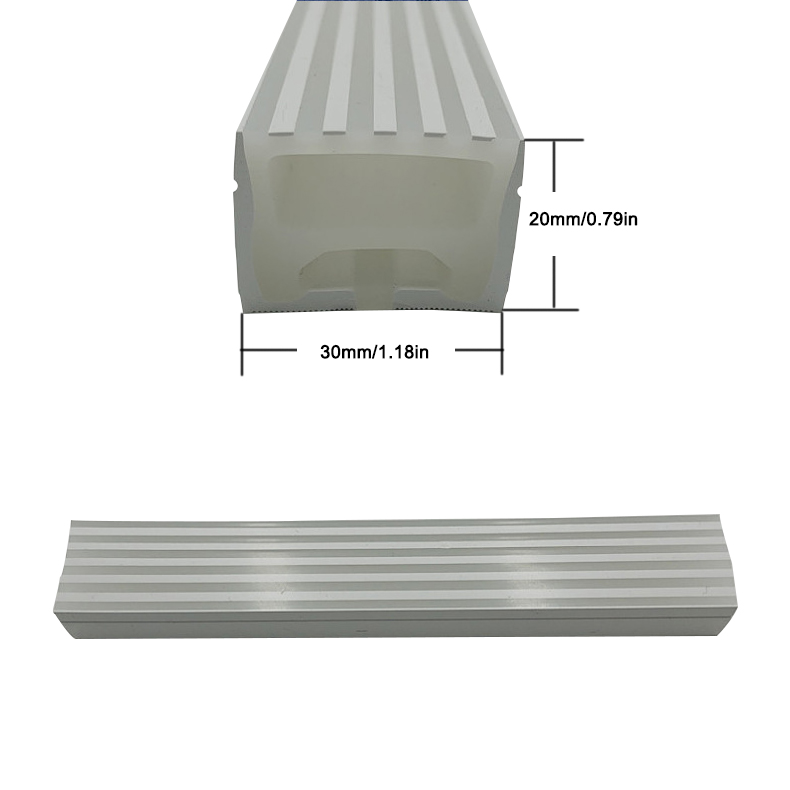 DC12/24V Vícenásobná změna barev a sledování Volitelné 30*20mm pruhy vodotěsné flexibilní silikonové neonové LED světlo DC12/24V Vícenásobná změna barev a sledování Volitelné 30*20mm pruhy vodotěsné flexibilní silikonové neonové LED světlo