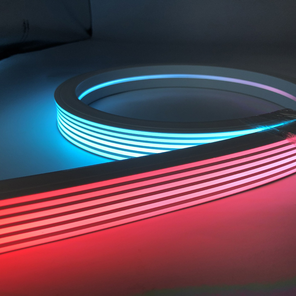 DC12/24V Vícenásobná změna barev a sledování Volitelné 30*20mm pruhy vodotěsné flexibilní silikonové neonové LED světlo DC12/24V Vícenásobná změna barev a sledování Volitelné 30*20mm pruhy vodotěsné flexibilní silikonové neonové LED světlo