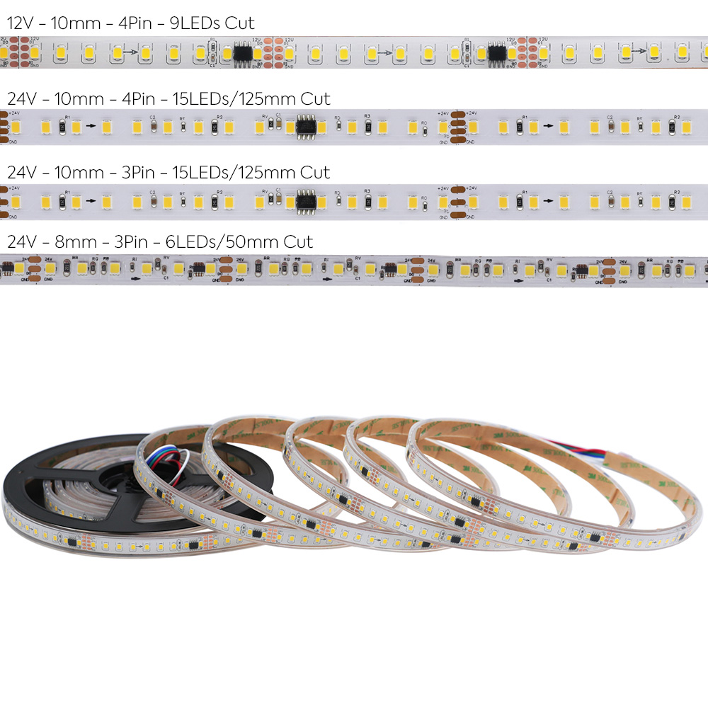 120LEDs/m 5V 12V WS2811 5mm Thin Individually Addressable LED Strip