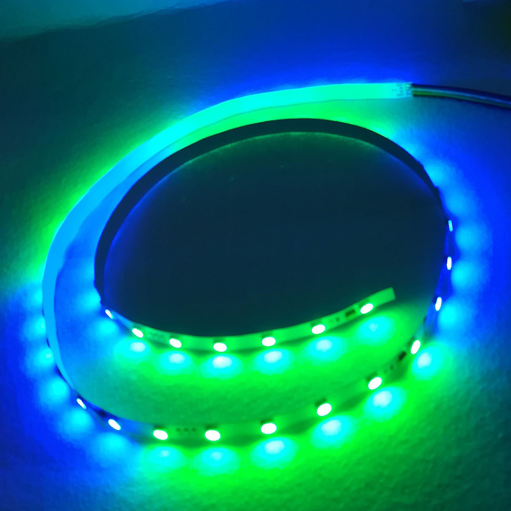 DC24V WST2906 5050SMD RGB Breakpoint-continue 16.4Ft 240LEDs Bílá PCB Dream Color LED pásková světla DC24V WST2906 5050SMD RGB Breakpoint-continue 16.4Ft 240LEDs Bílá PCB Dream Color LED pásková světla