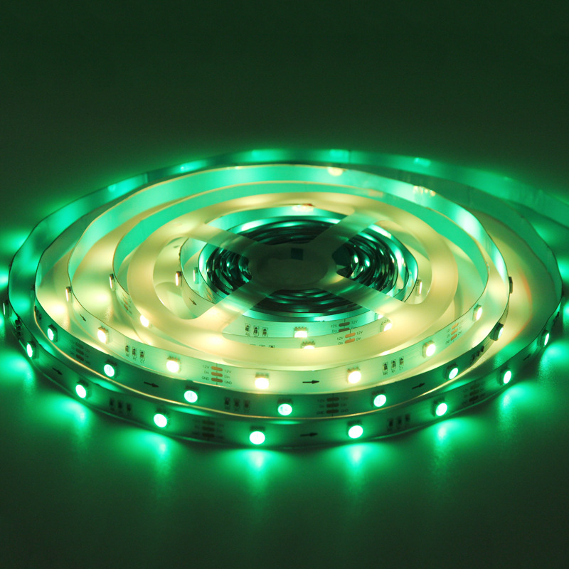 DC5/24V 60LED/m P943 Vestavěný integrovaný obvod SMD5050 Dream Color Programovatelné RGB Flexibilní LED páskové světlo DC5/24V 60LED/m P943 Vestavěný integrovaný obvod SMD5050 Dream Color Programovatelné RGB Flexibilní LED páskové světlo