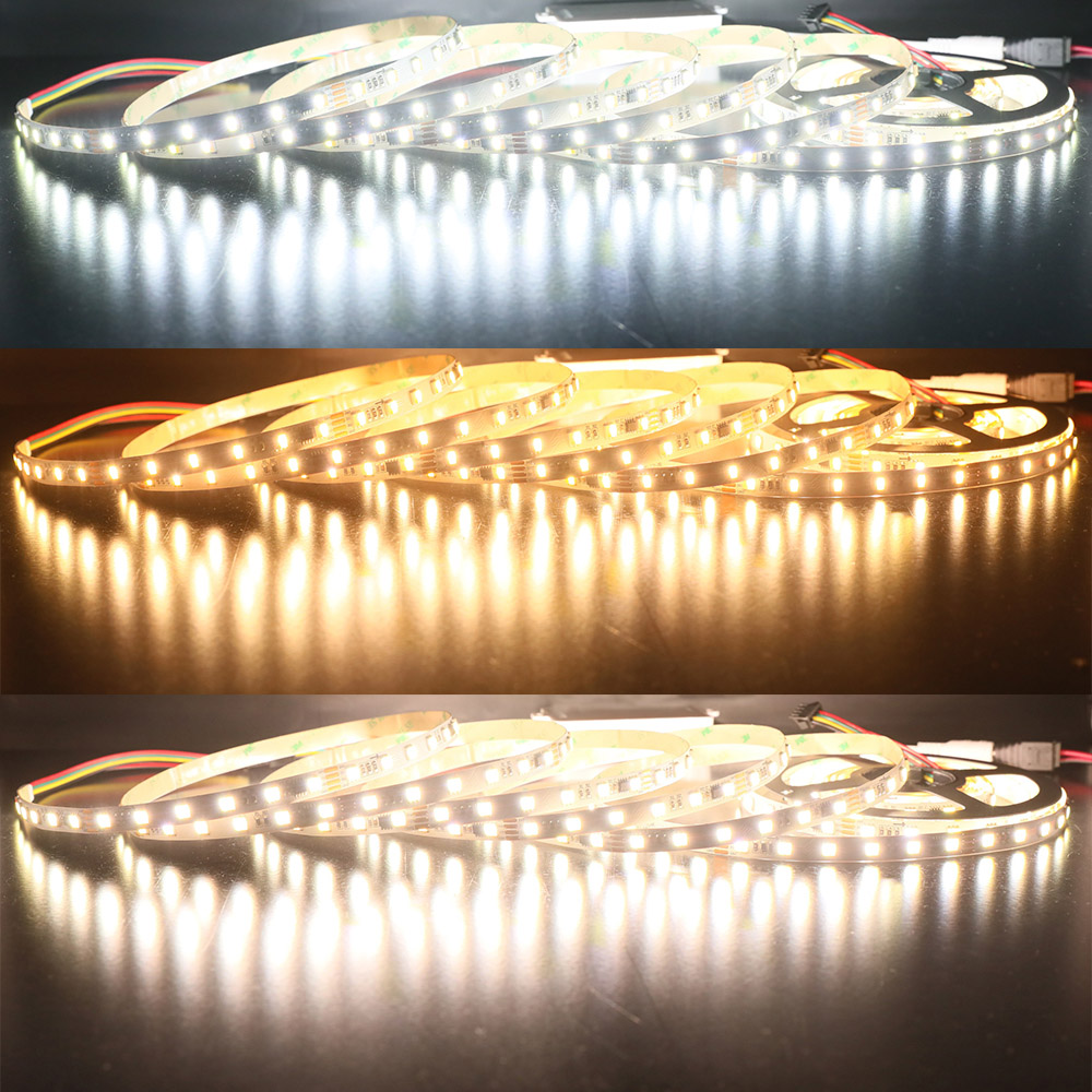 DMX512 CCT 2v1 DC24V 360LED adresovatelná flexibilní LED pásková světla, 16.4 stop/role DMX512 CCT 2v1 DC24V 360LED adresovatelná flexibilní LED pásková světla, 16.4 stop/role
