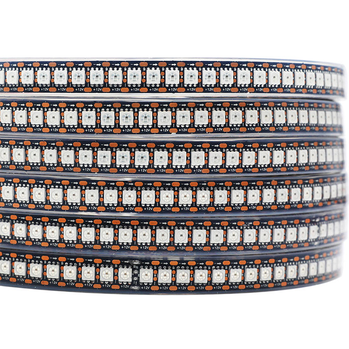 DC12V WS2815 720 LED diody Dual Signal Individuálně adresovatelné Vodotěsné Dream Color Strip Lights-5m/16.4ft na roli na prodej DC12V WS2815 720 LED diody Dual Signal Individuálně adresovatelné Vodotěsné Dream Color Strip Lights-5m/16.4ft na roli na prodej