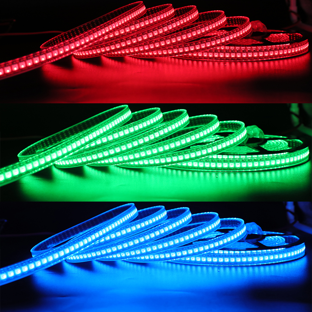 DC12V WS2815 720 LED diody Dual Signal Individuálně adresovatelné Vodotěsné Dream Color Strip Lights-5m/16.4ft na roli na prodej DC12V WS2815 720 LED diody Dual Signal Individuálně adresovatelné Vodotěsné Dream Color Strip Lights-5m/16.4ft na roli na prodej