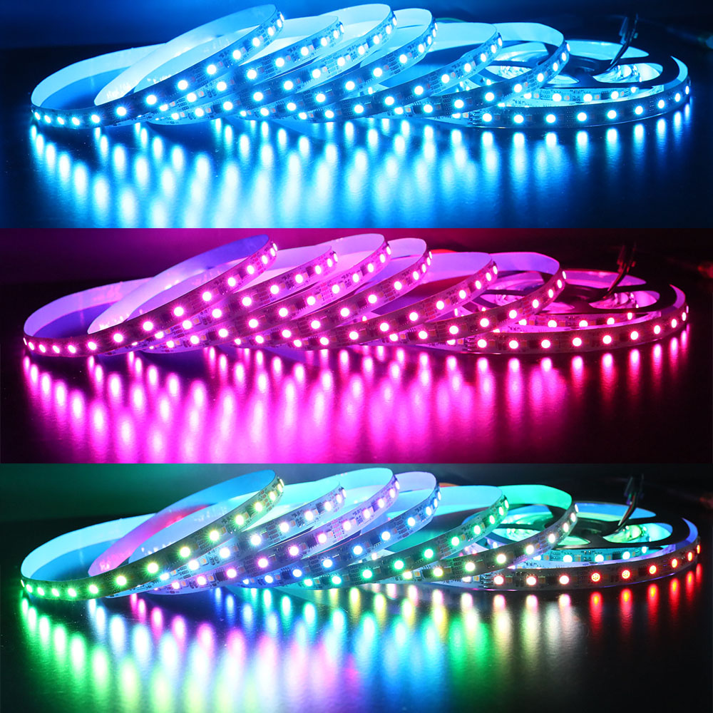 WS2811 Adresovatelná RGB+CCT LED pásková světla – 12V/5V 12mm 120LED/m WS2811 Adresovatelná RGB+CCT LED pásková světla – 12V/5V 12mm 120LED/m