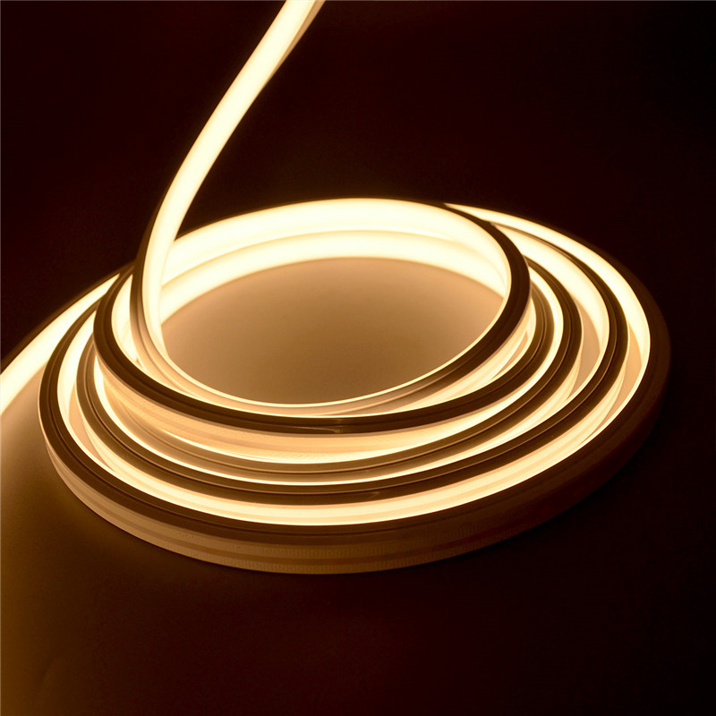 DC24V 16.4Ft 12*12mm horní osvětlení Vodotěsné vícebarevné Volitelné flexibilní neonové LED světlo pro venkovní osvětlení DC24V 16.4Ft 12*12mm horní osvětlení Vodotěsné vícebarevné Volitelné flexibilní neonové LED světlo pro venkovní osvětlení