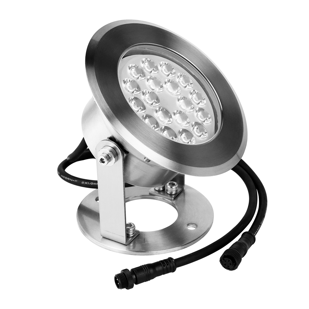 DMX512 IP68 Vodotěsné RGBW LED podvodní světlo DC24V 9W UW4-09A-XL DMX512 IP68 Vodotěsné RGBW LED podvodní světlo DC24V 9W UW4-09A-XL