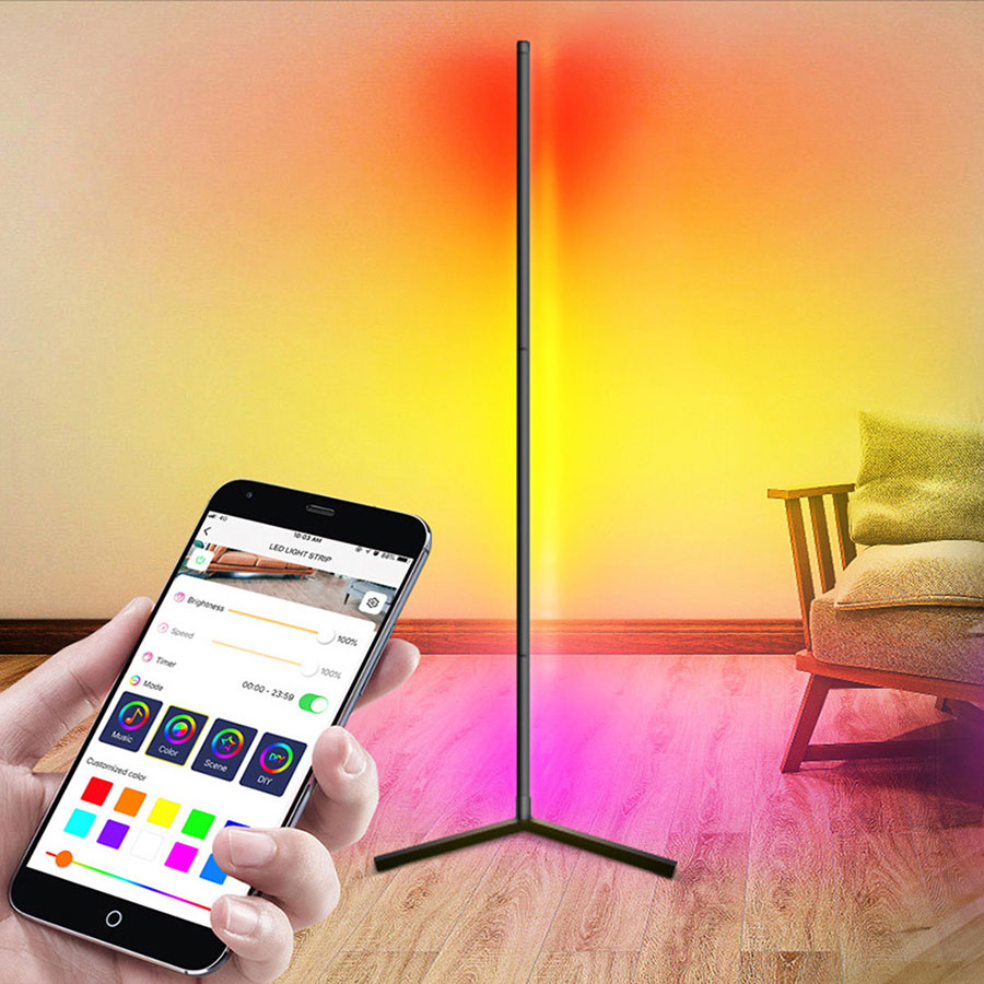 DC5V DIY Dream Color Bluetooth LED podlahová nástěnná tyčinka s osvětlením