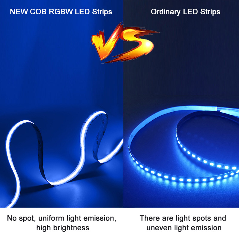 Uniform Linear Lighting 3000K 4000K 6500K 5V COB Short LED Light Strips -  China LED Strip Lights Made in China, LED Stripe