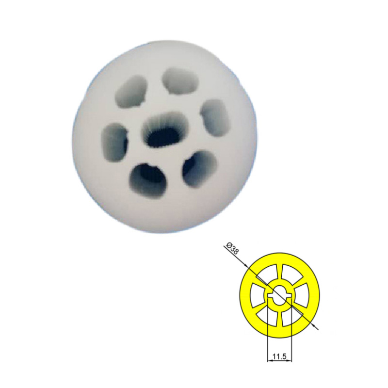Silikonový LED pásek s difuzorem kulatá trubice pro 10mm LED pásy - Φ38mm 360° vyzařování Silikonový LED pásek s difuzorem kulatá trubice pro 10mm LED pásy - Φ38mm 360° vyzařování