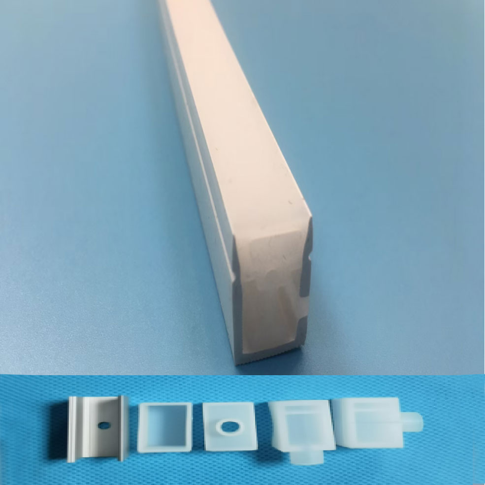 Silikonkanal-LED-Streifen-Lichtdiffusorband, 120°, doppelseitig emittierend, 12 x 20 mm Silikonkanal-LED-Streifen-Lichtdiffusorband, 120°, doppelseitig emittierend, 12 x 20 mm