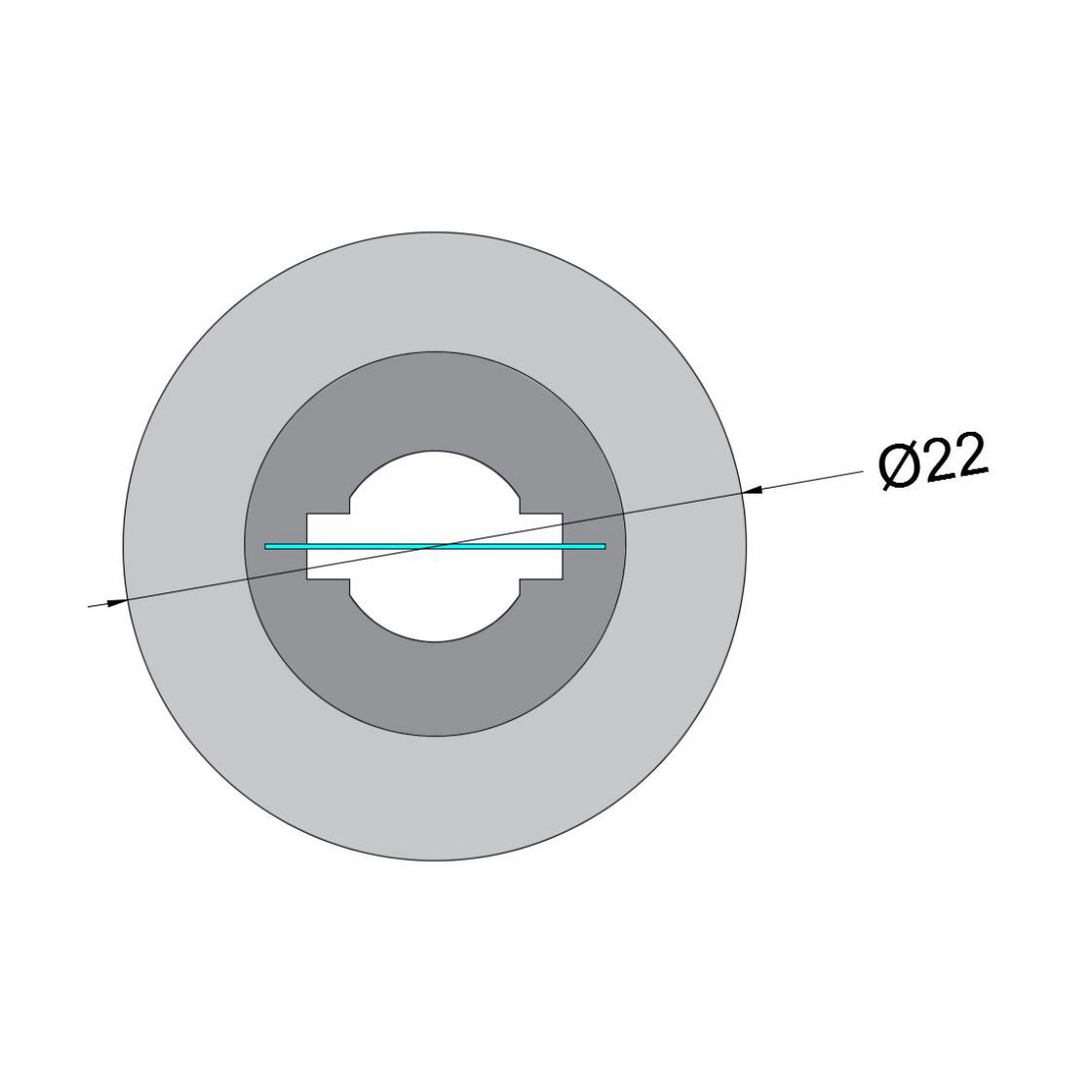 16.4 Fuß/Rolle, Durchmesser 22 mm, 360° rund, emittierend, wasserdicht, IP67, flexibler Silikon-LED-Kanal für 8 mm LED-Lichtstreifen 16.4 Fuß/Rolle, Durchmesser 22 mm, 360° rund, emittierend, wasserdicht, IP67, flexibler Silikon-LED-Kanal für 8 mm LED-Lichtstreifen