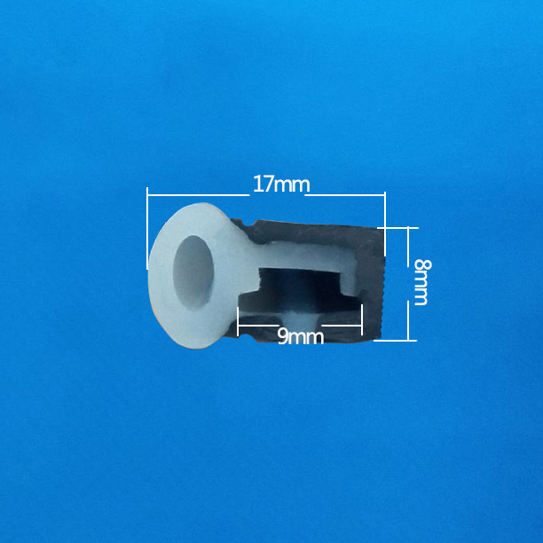08*17mm 270° seitlich emittierender schwarzer LED-Streifen Silikonschlauch mit milchig-weißem Lichtdiffusor, Kuppeloberseite für 8mm LED-Lichtstreifen 08*17mm 270° seitlich emittierender schwarzer LED-Streifen Silikonschlauch mit milchig-weißem Lichtdiffusor, Kuppeloberseite für 8mm LED-Lichtstreifen