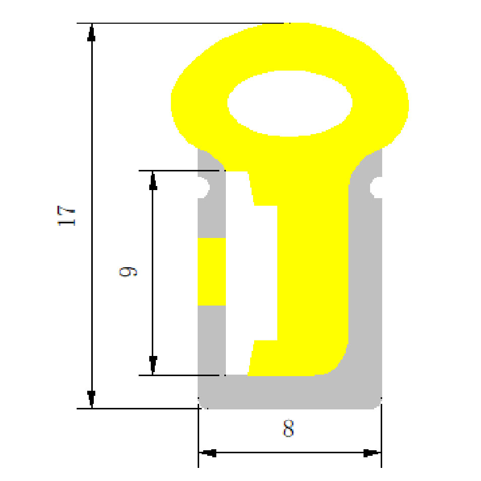 08*17mm 270° seitlich emittierender schwarzer LED-Streifen Silikonschlauch mit milchig-weißem Lichtdiffusor, Kuppeloberseite für 8mm LED-Lichtstreifen 08*17mm 270° seitlich emittierender schwarzer LED-Streifen Silikonschlauch mit milchig-weißem Lichtdiffusor, Kuppeloberseite für 8mm LED-Lichtstreifen