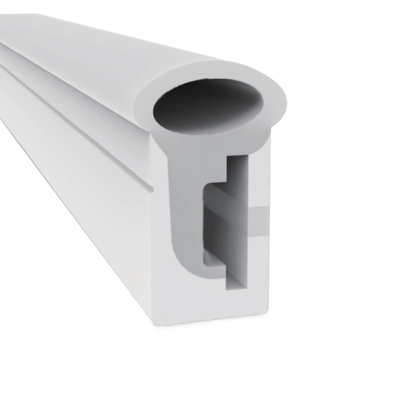 Biegbarer Silikon-LED-Streifenkanal für 8-mm-LED-Streifenlichter – 08 x 15 mm, 120° seitlich abstrahlend