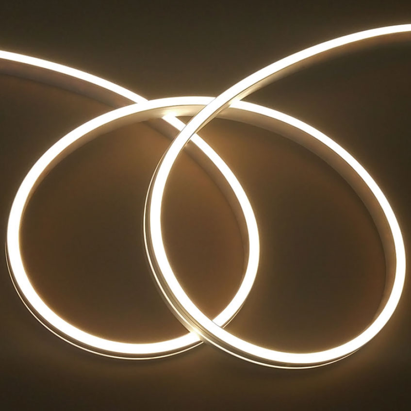 4 * 8 mm seitlich emittierender wasserdichter Silikon-LED-Kanal für 4 mm dünne LED-Streifen 4 * 8 mm seitlich emittierender wasserdichter Silikon-LED-Kanal für 4 mm dünne LED-Streifen