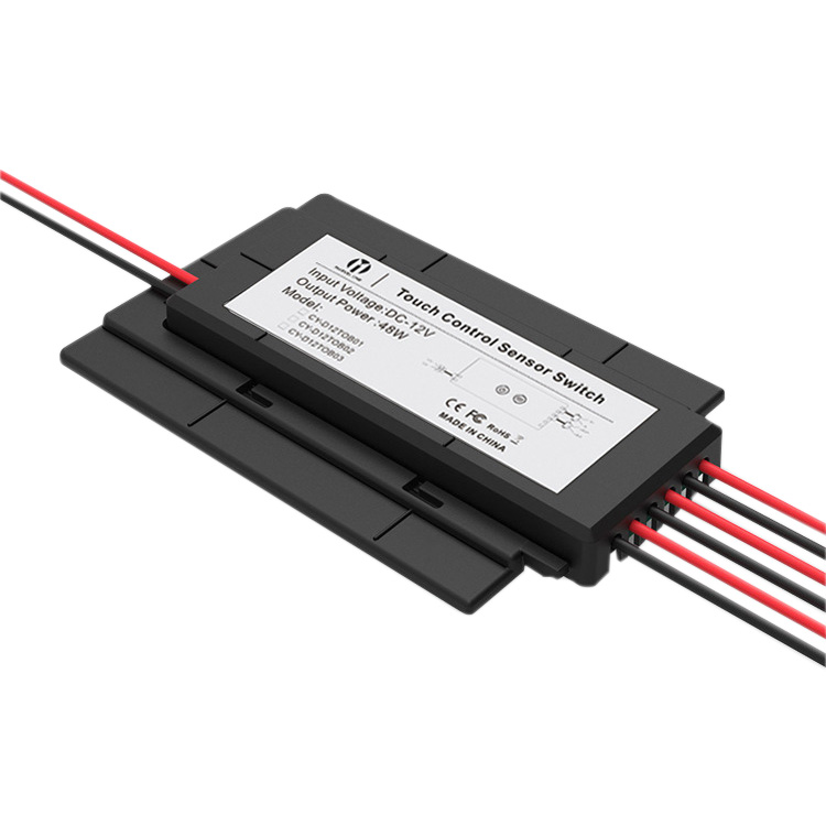 DC12V Dvoutlačítkový spínač inteligentního toaletního zrcadla DIY toaletní zrcadlo podsvícení