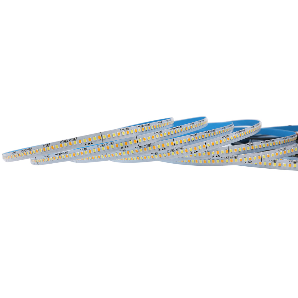 DC48V 224LEDs/m Ultra dlouhé osvětlení laditelné s bílým LED páskem – 49.2Ft~98.4Ft volitelné DC48V 224LEDs/m Ultra dlouhé osvětlení laditelné s bílým LED páskem – 49.2Ft~98.4Ft volitelné