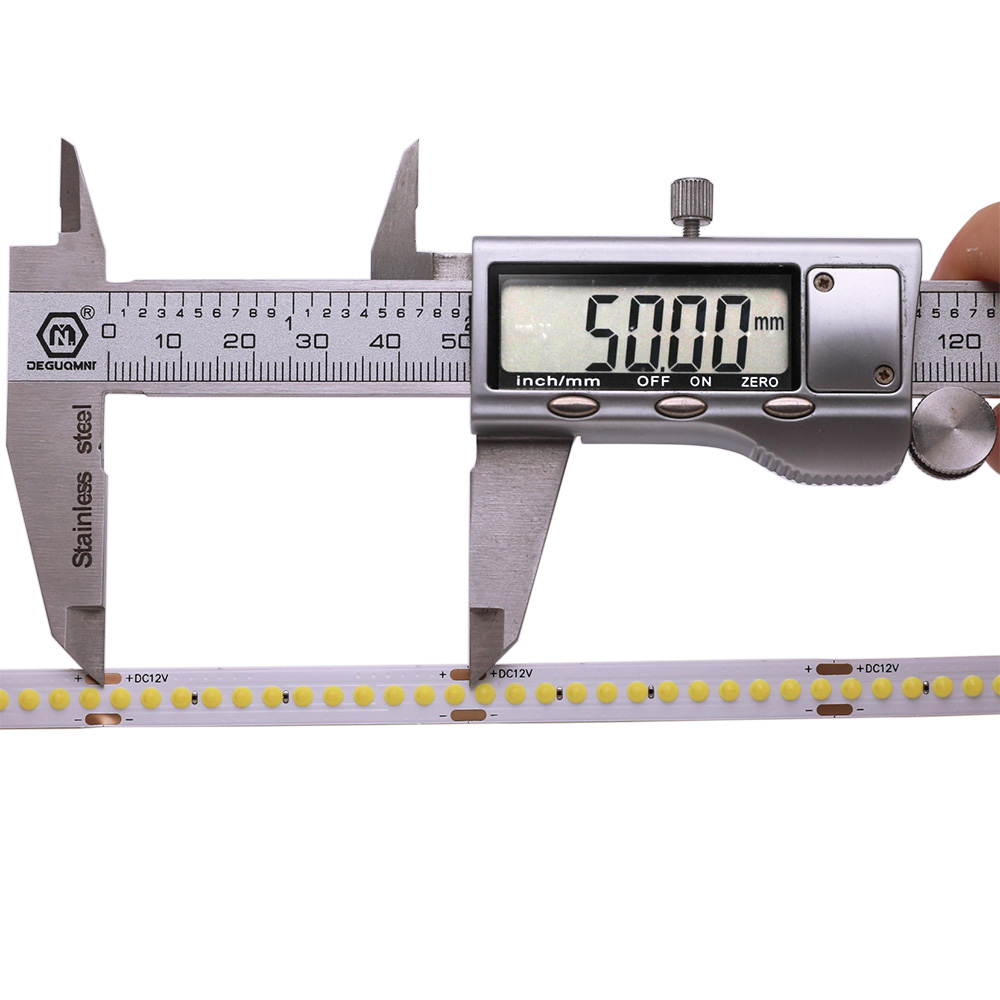 DC12/24V 8mm Široký 90 CRI 16.4Ft 400/800/1200LED Volitelné bílé flexibilní COB LED páskové světlo DC12/24V 8mm Široký 90 CRI 16.4Ft 400/800/1200LED Volitelné bílé flexibilní COB LED páskové světlo