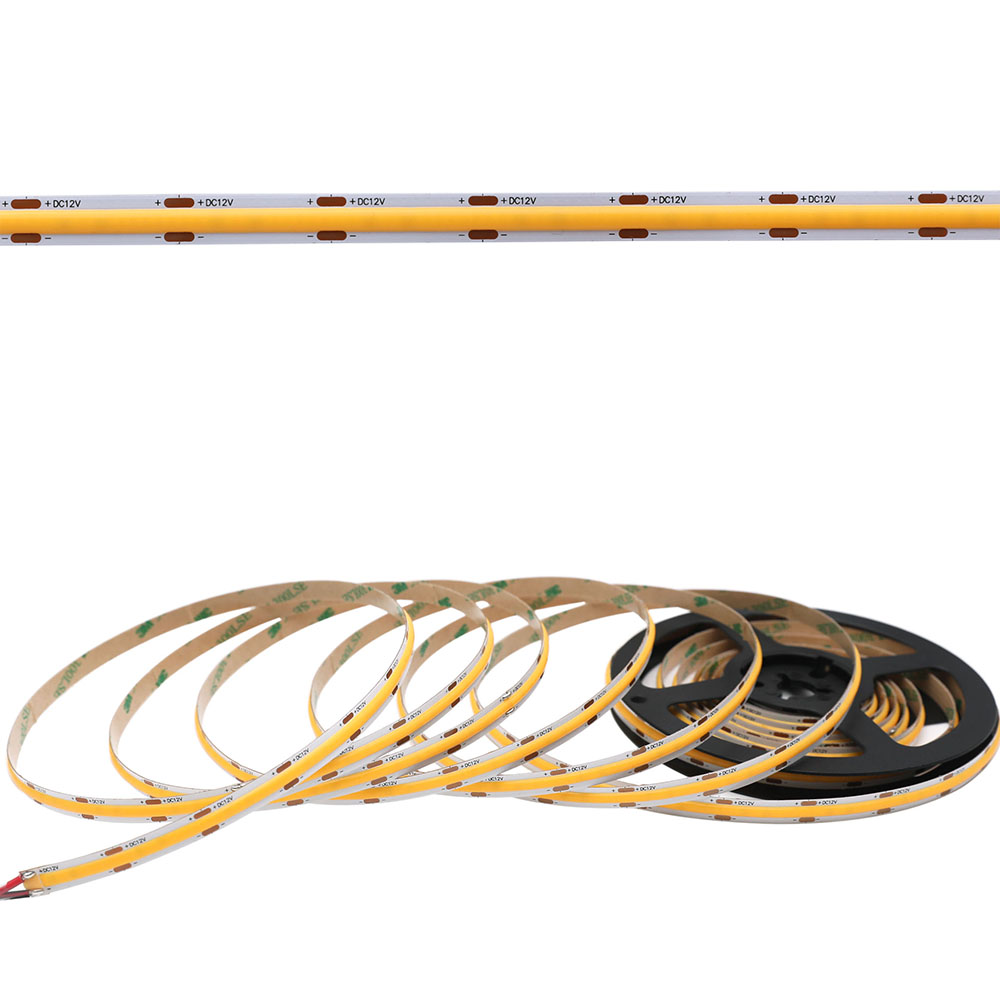 Speciální žhavý výprodej Ra90 Flexibilní COB LED páskové osvětlení 16.4Ft role Speciální žhavý výprodej Ra90 Flexibilní COB LED páskové osvětlení 16.4Ft role