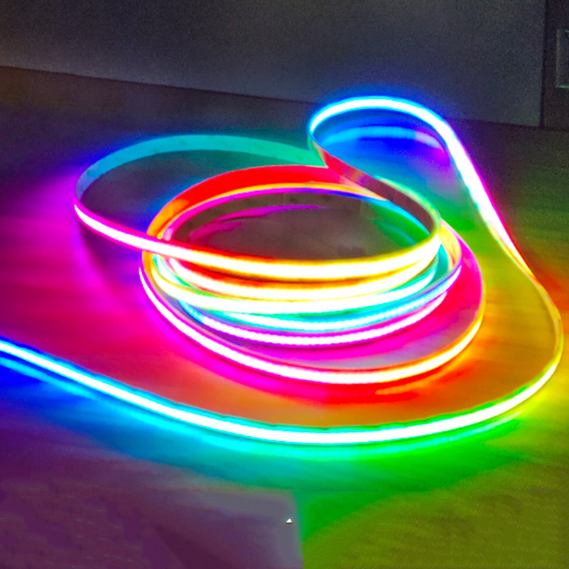 Waterproof 12V WS2811 RGB Color Chasing COB LED Strip 1~5m