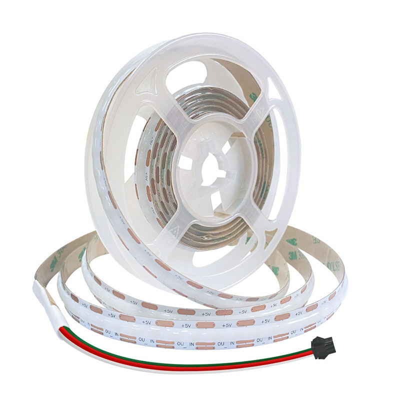 Arduino UNO steuerbare, individuell adressierbare WS2812B COB-LED-Streifen – DC5V Super Density 160Chips/m Arduino UNO steuerbare, individuell adressierbare WS2812B COB-LED-Streifen – DC5V Super Density 160Chips/m