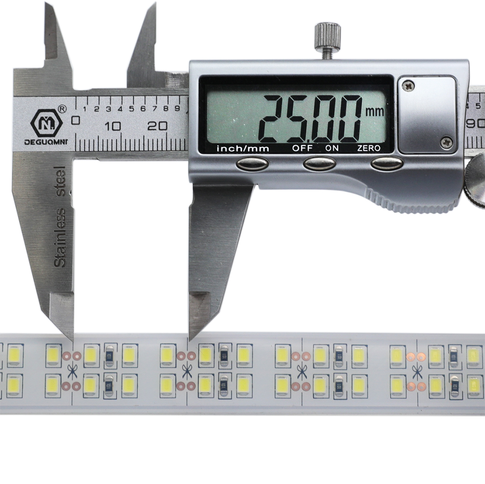 DC12/24V Dvouřadá řada 2835SMD High CRI 95 1200LED Vodotěsné volitelné osvětlení Flexibilní LED pásková světla, 5m/16.4ft na cívku Prodejem DC12/24V Dvouřadá řada 2835SMD High CRI 95 1200LED Vodotěsné volitelné osvětlení Flexibilní LED pásková světla, 5m/16.4ft na cívku Prodejem