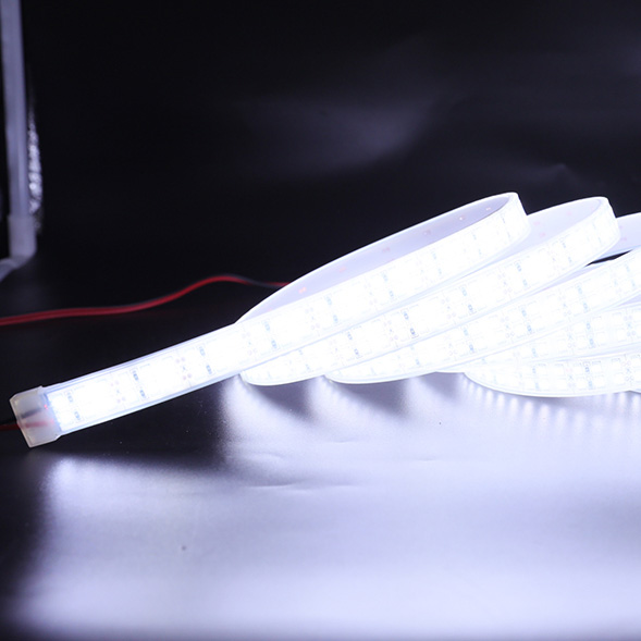 DC12/24V Dvouřadá řada 2835SMD High CRI 95 1200LED Vodotěsné volitelné osvětlení Flexibilní LED pásková světla, 5m/16.4ft na cívku Prodejem DC12/24V Dvouřadá řada 2835SMD High CRI 95 1200LED Vodotěsné volitelné osvětlení Flexibilní LED pásková světla, 5m/16.4ft na cívku Prodejem
