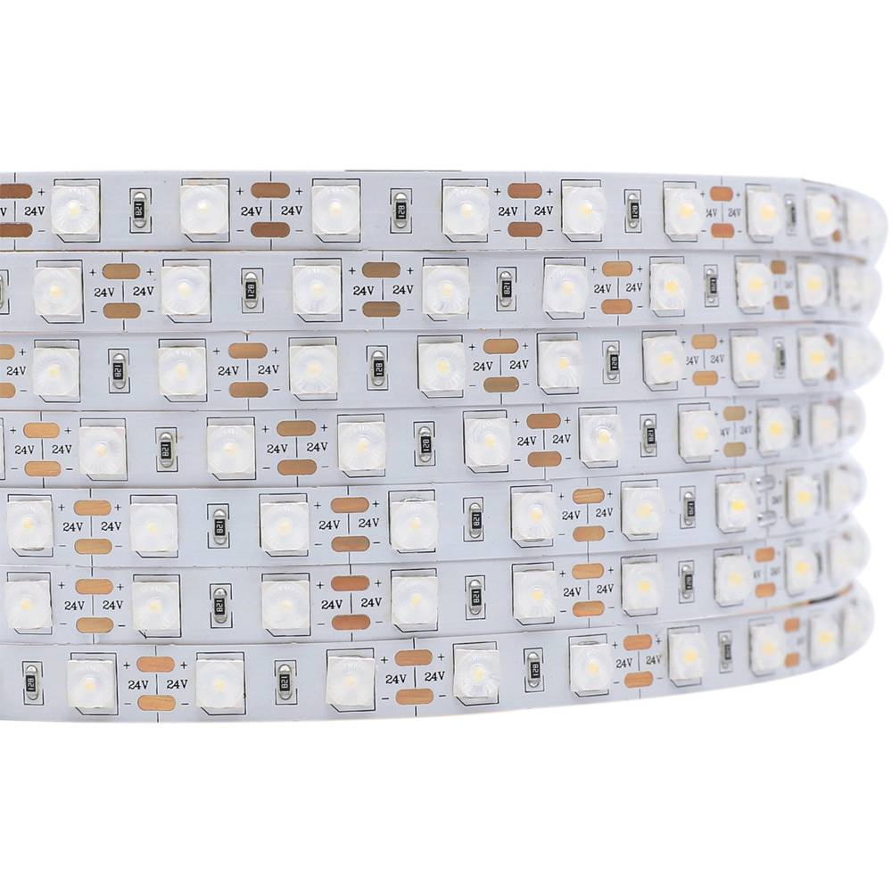 Diffuse Reflexion 6060 SMD hellste einfarbige LED-Streifen mit 180-Grad-Linse