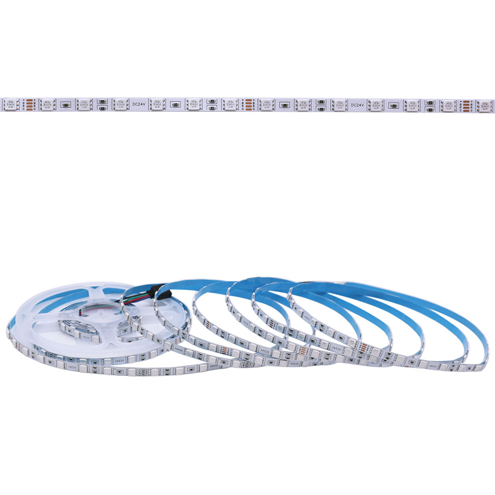 6mm RGB tenký LED pásek se změnou barvy – 5V/12V/24V 60LEDs/m 16.4 stop 6mm RGB tenký LED pásek se změnou barvy – 5V/12V/24V 60LEDs/m 16.4 stop