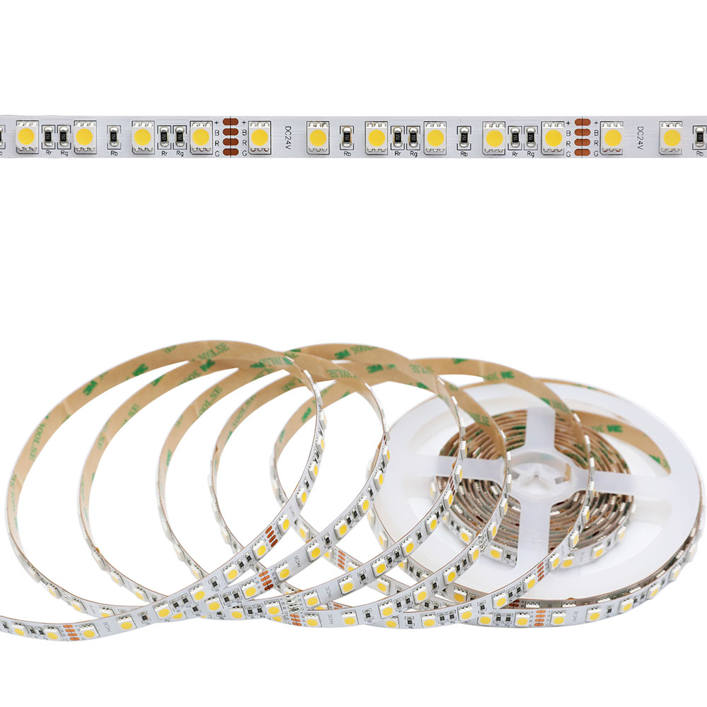 5m Jednobarevný / RGB LED pásek s měnícími se barvami - 5050 24V LED pásek - 72LED/m 5m Jednobarevný / RGB LED pásek s měnícími se barvami - 5050 24V LED pásek - 72LED/m