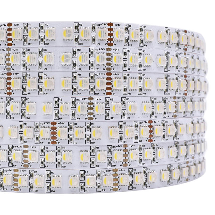 RGBW-LED-Farbwechsellichter – 24 V, 120 LEDs/m, hochdichter LED-Streifen