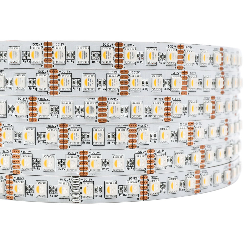 RGBW-LED-Außenbeleuchtung mit Farbwechsel – 96 LEDs/m 12 V LED-Streifen – 3000 K/4000 K/6000 K Weiß