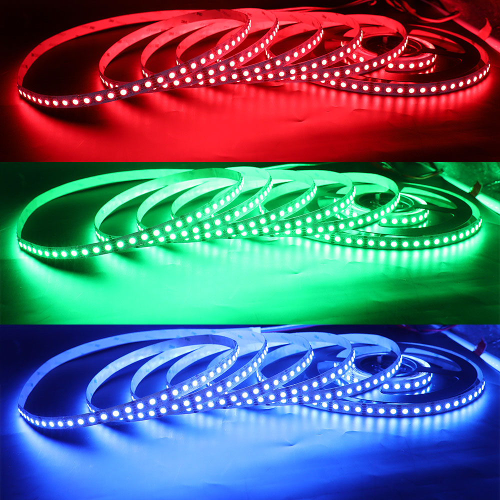 RGBW-LED-Außenbeleuchtung mit Farbwechsel – 96 LEDs/m 12 V LED-Streifen – 3000 K/4000 K/6000 K Weiß RGBW-LED-Außenbeleuchtung mit Farbwechsel – 96 LEDs/m 12 V LED-Streifen – 3000 K/4000 K/6000 K Weiß