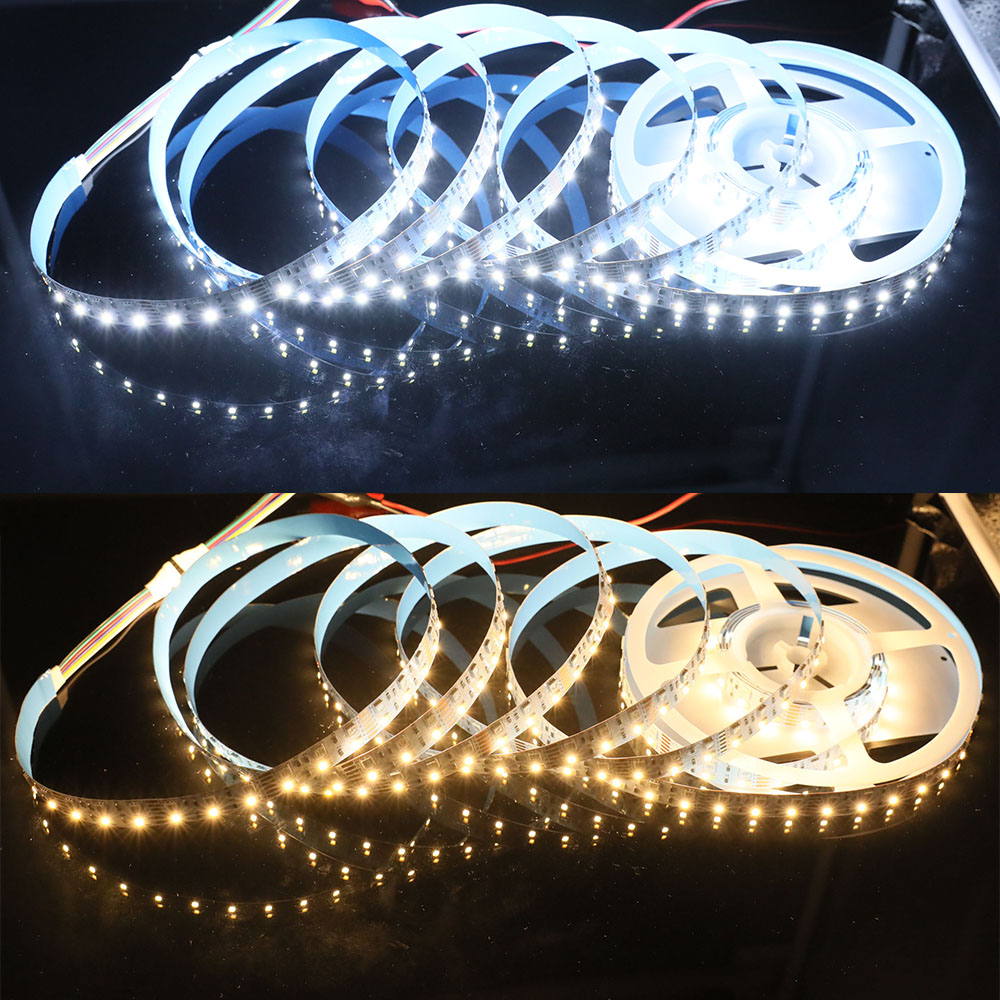 RGBWW 5050+2835 LED světla se změnou barvy – 16 mm 12V LED pásek – 180 LED/m vysoká hustota RGBWW 5050+2835 LED světla se změnou barvy – 16 mm 12V LED pásek – 180 LED/m vysoká hustota