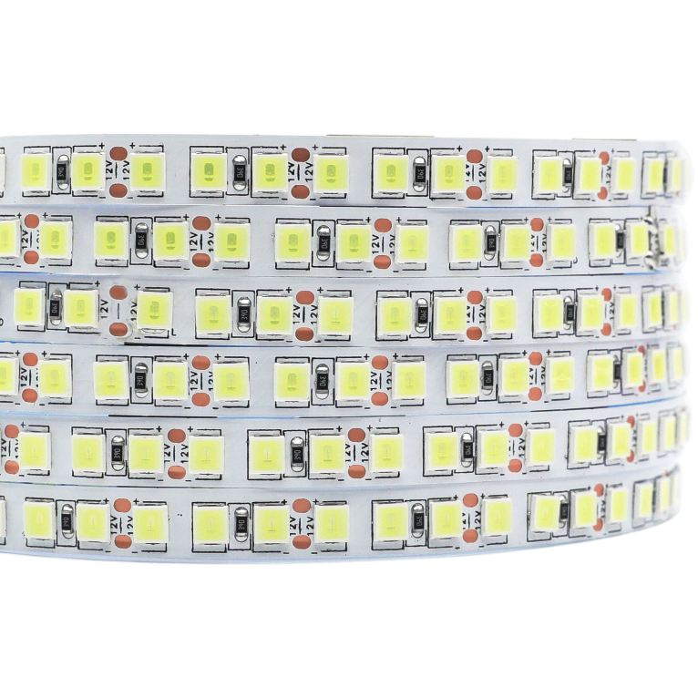 DC12/24V Jednořadý 600LED SMD5054 Volitelný Supersvítivý 10mm Šířka Vodotěsný Flexibilní LED proužek Světlo 16.4 stop na cívku Prodejem