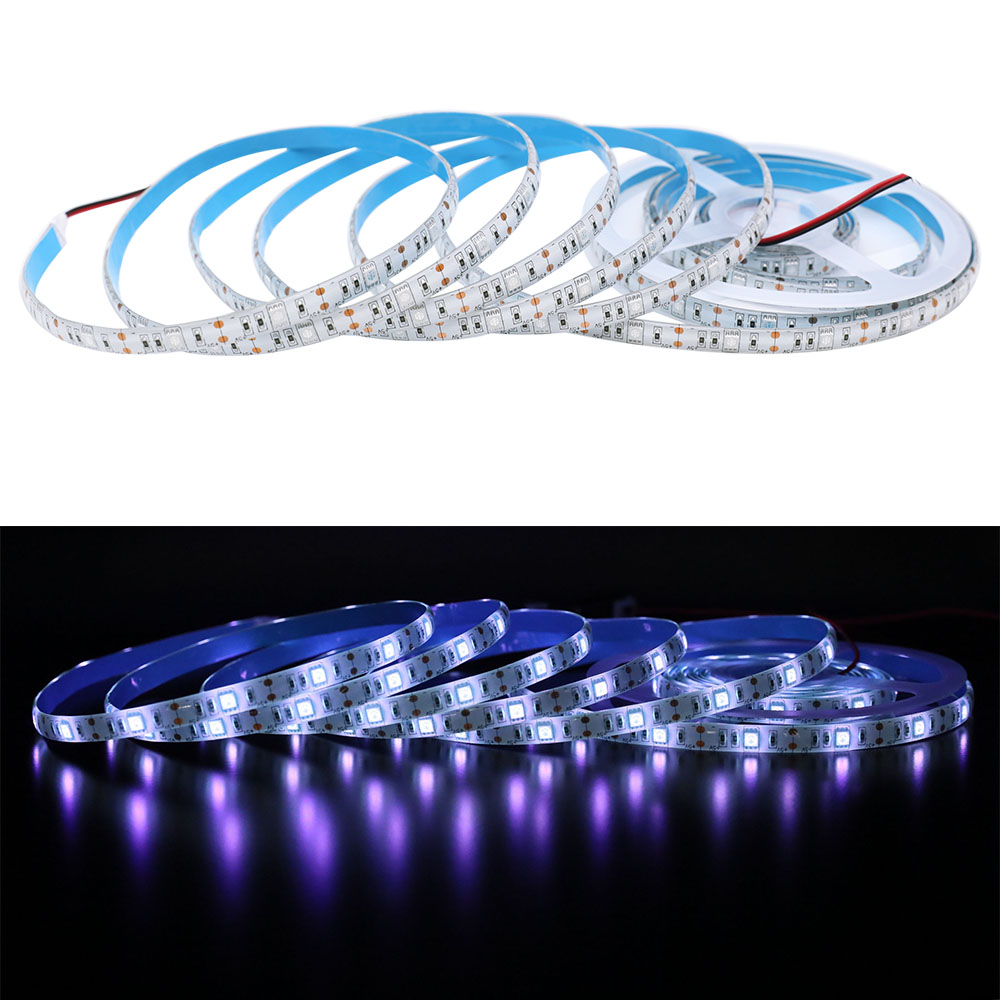 DC5V 5050SMD 16.4 Fuß 150 LEDs 395-405 nm UV (Ultraviolett) LED-Bandlicht für Outdoor-Camp-Beleuchtung DC5V 5050SMD 16.4 Fuß 150 LEDs 395-405 nm UV (Ultraviolett) LED-Bandlicht für Outdoor-Camp-Beleuchtung