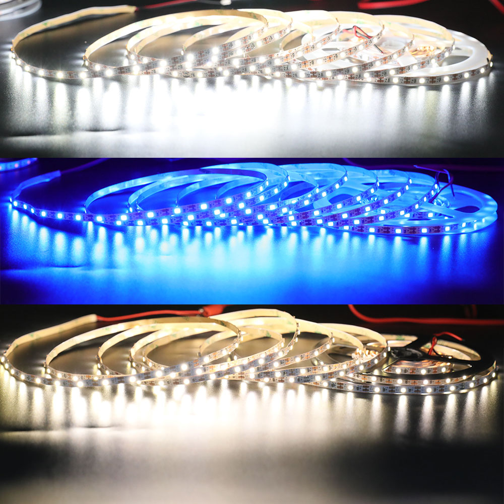 Einfarbige flexible LED-Lichtleiste der Serie 3528 – Niederspannungs-DC5V-Beleuchtung mit 300 LEDs Einfarbige flexible LED-Lichtleiste der Serie 3528 – Niederspannungs-DC5V-Beleuchtung mit 300 LEDs