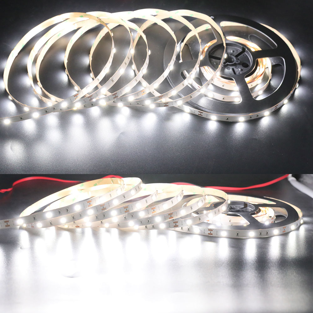 Jednořadá řada DC12/24V 5050SMD 150LED Flexibilní LED pásek Osvětlení TV Podsvícení 16.4 stop na kotouč Prodejem Jednořadá řada DC12/24V 5050SMD 150LED Flexibilní LED pásek Osvětlení TV Podsvícení 16.4 stop na kotouč Prodejem