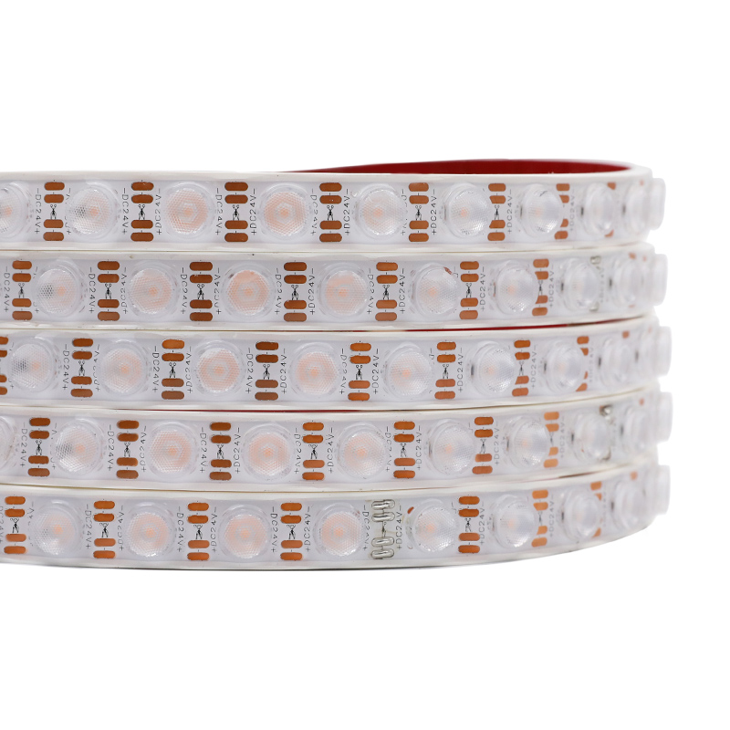 DC24V Vodotěsný IP66 Ra90 vysoký objektiv Jasně bílý CCT Flexibilní LED nástěnné proužkové světlo DC24V Vodotěsný IP66 Ra90 vysoký objektiv Jasně bílý CCT Flexibilní LED nástěnné proužkové světlo