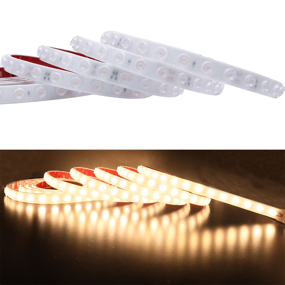 DC24V Vodotěsný IP66 Ra90 vysoký objektiv Jasně bílý CCT Flexibilní LED nástěnné proužkové světlo DC24V Vodotěsný IP66 Ra90 vysoký objektiv Jasně bílý CCT Flexibilní LED nástěnné proužkové světlo