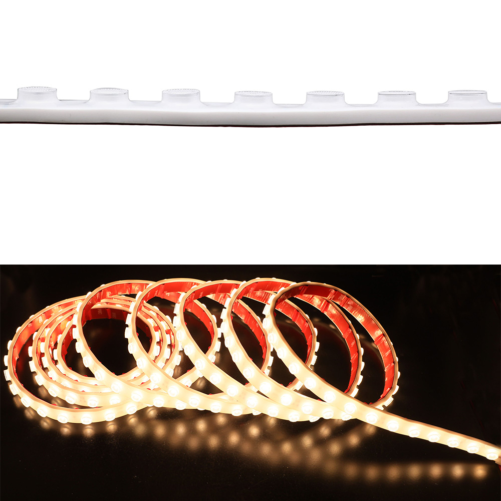 DC24V Vodotěsný IP66 Ra90 vysoký objektiv Jasně bílý CCT Flexibilní LED nástěnné proužkové světlo DC24V Vodotěsný IP66 Ra90 vysoký objektiv Jasně bílý CCT Flexibilní LED nástěnné proužkové světlo