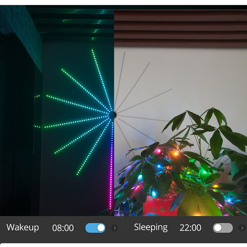 Sada světelných proužků ohňostrojů Dream Color Music Bluetooth USB LED Set Sada světelných proužků ohňostrojů Dream Color Music Bluetooth USB LED Set
